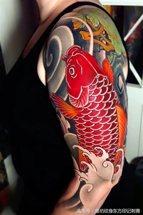 紋身鯉魚 臉譜 顏色
